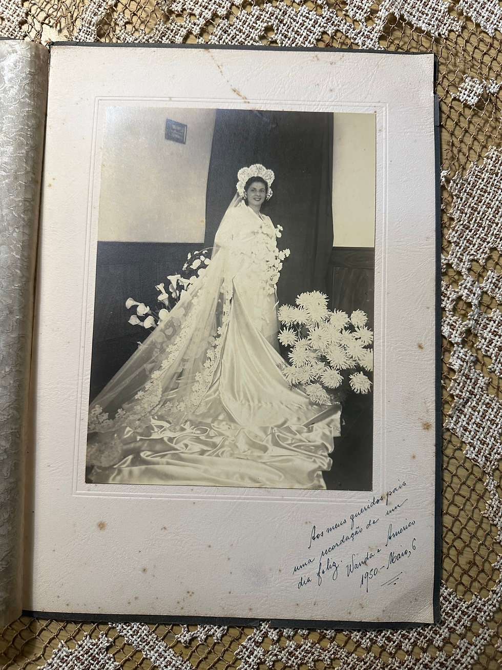 Miniatura: Fotografia noiva vintage casamento 1950  porta retrato 