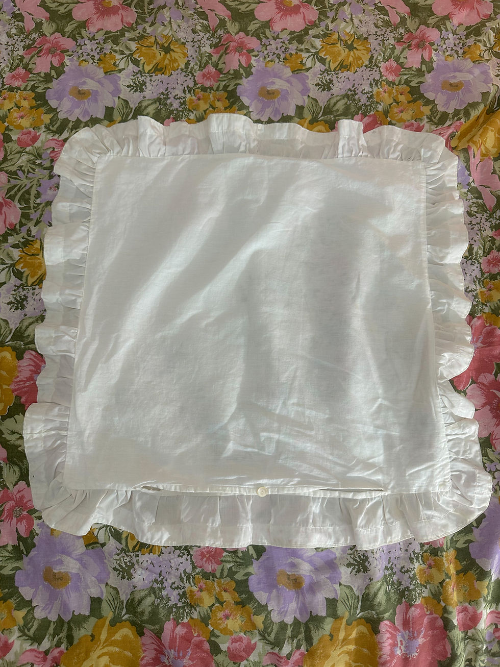 Miniatura: Valor unitário: capa de travesseiro/almofada vintage flores babados 