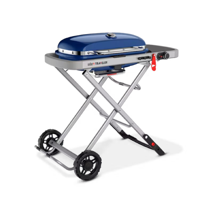 Miniatura: Asador a Gas Portátil Weber Traveler Deep Ocean Blue