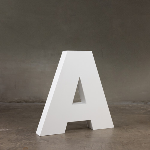 Standing Letter | Chrome Event Furnishing