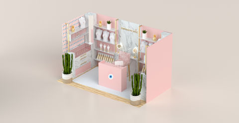 Kiosk Design for Swagy Chic