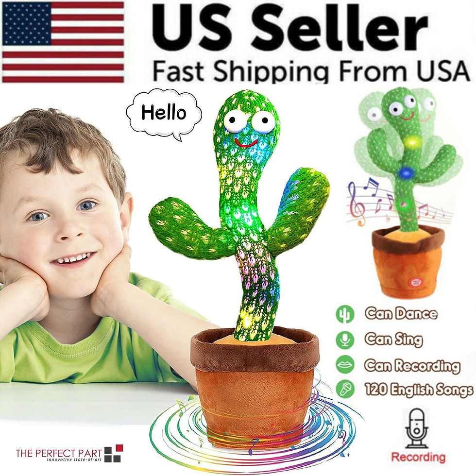 Miniatura: Dancing Cactus Plush Toy Doll Electronic Recording Shake With Song Funny Gift US