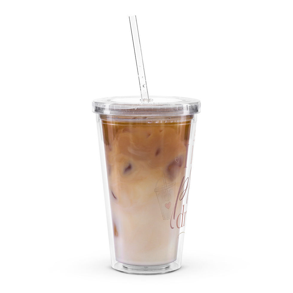 Thumbnail: Clear plastic tumbler