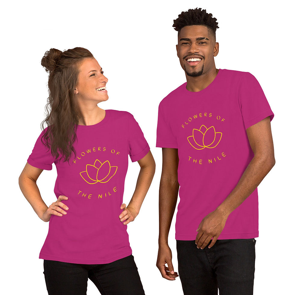 Thumbnail: Flowers of the Nile Unisex t-shirt