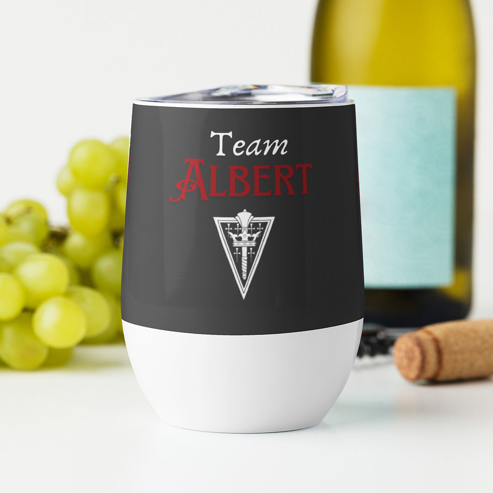 Team Albert Wine tumbler