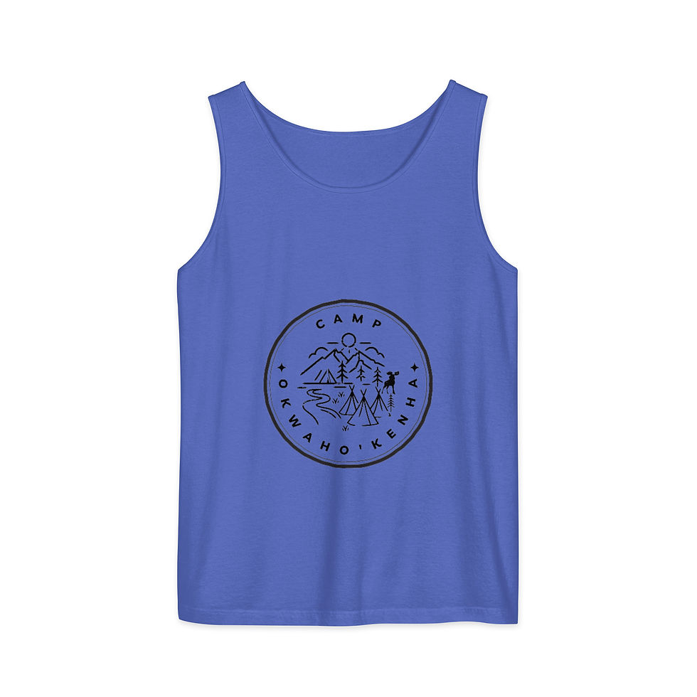 Thumbnail: Camp Okwaho’kenha Unisex garment-dyed tank top