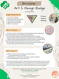 Brownie Art & Design Badge at Total Arts.jpg