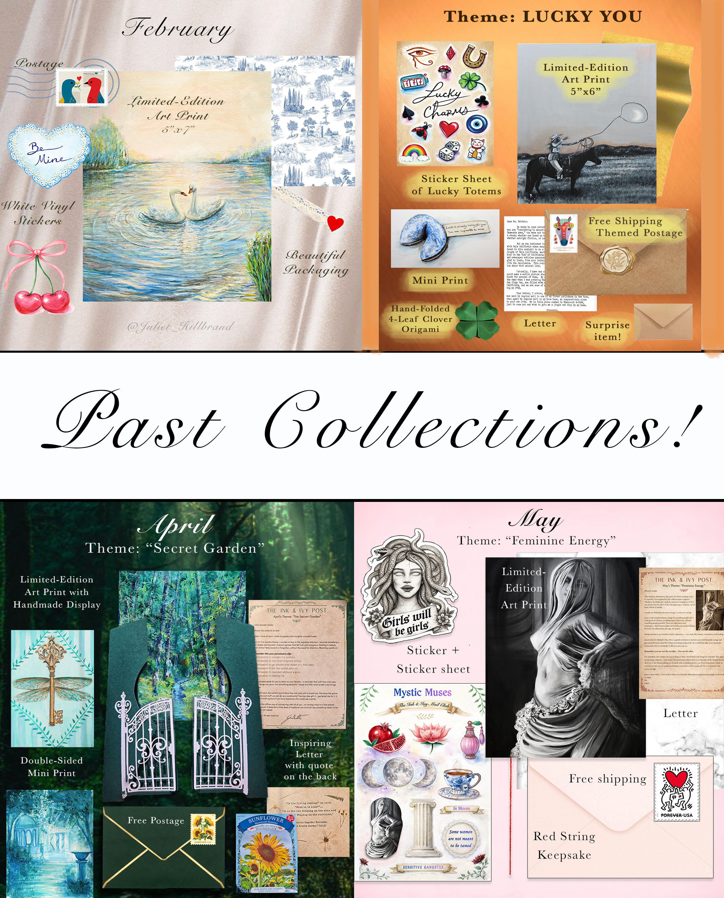 Past Mailers - Ink & Ivy Archive