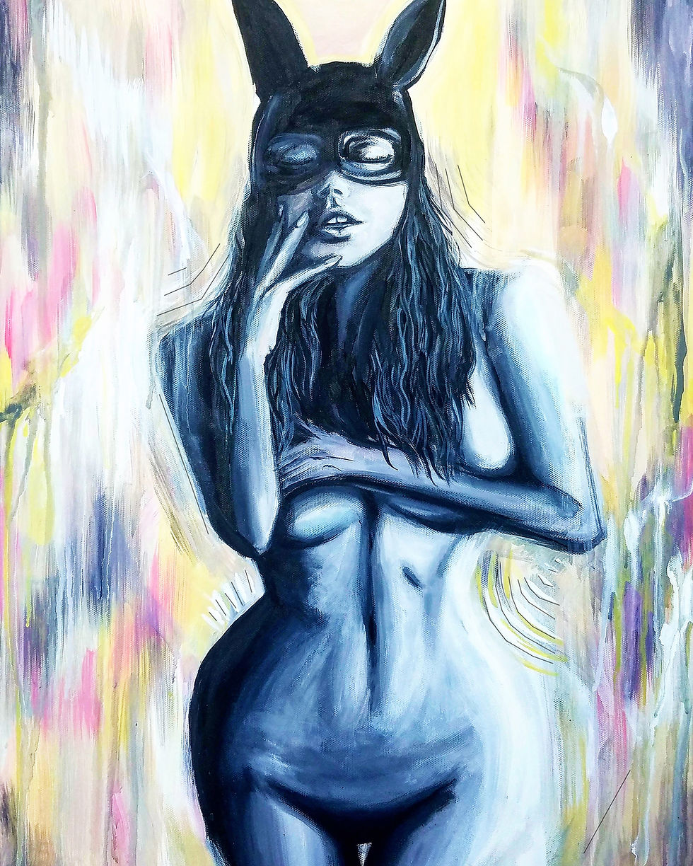 Thumbnail: "She-Devil Bunny" Original Artwork