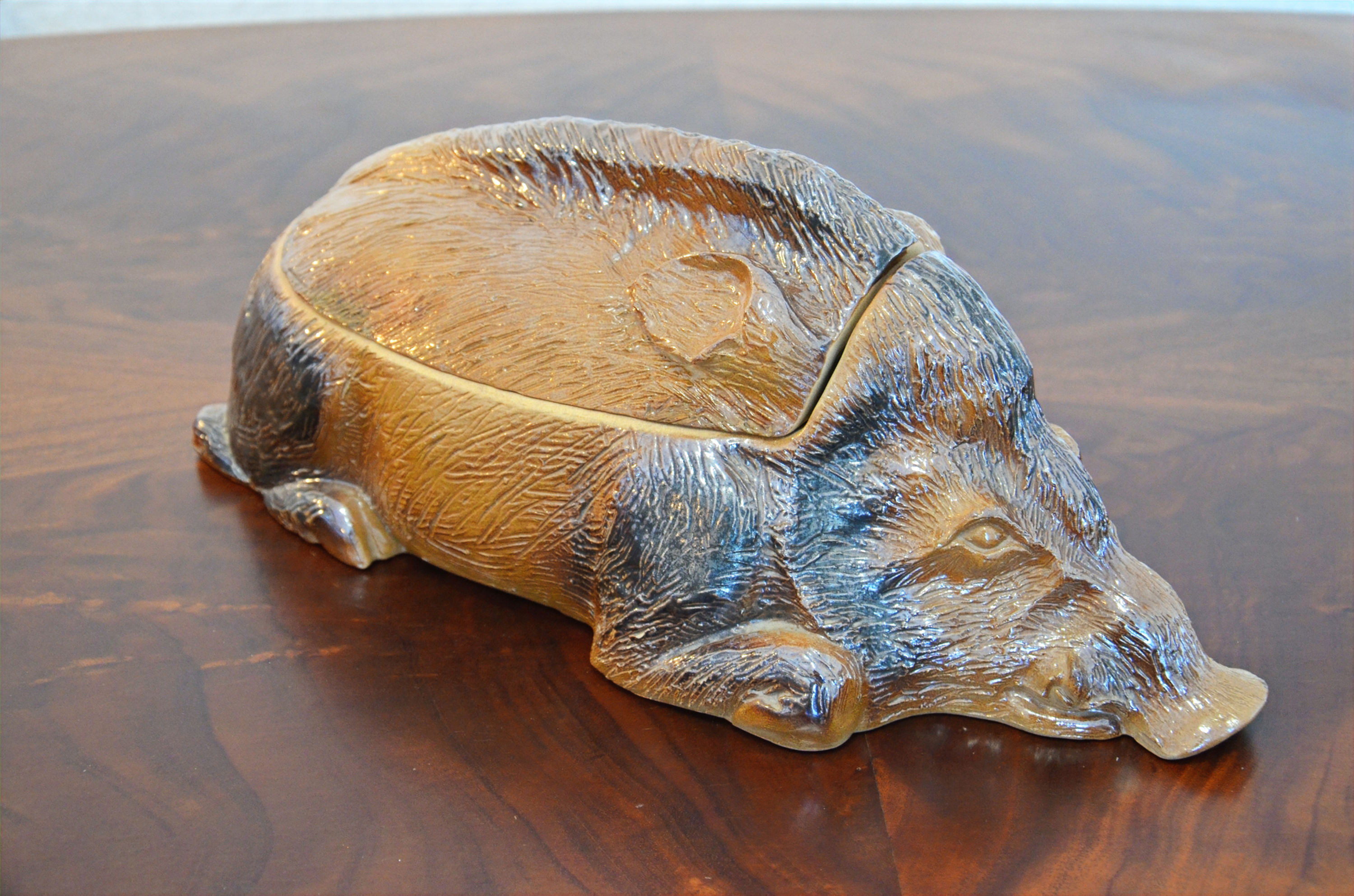 GIEN terrine "au sangliercouché" Pierre AJACQUES.