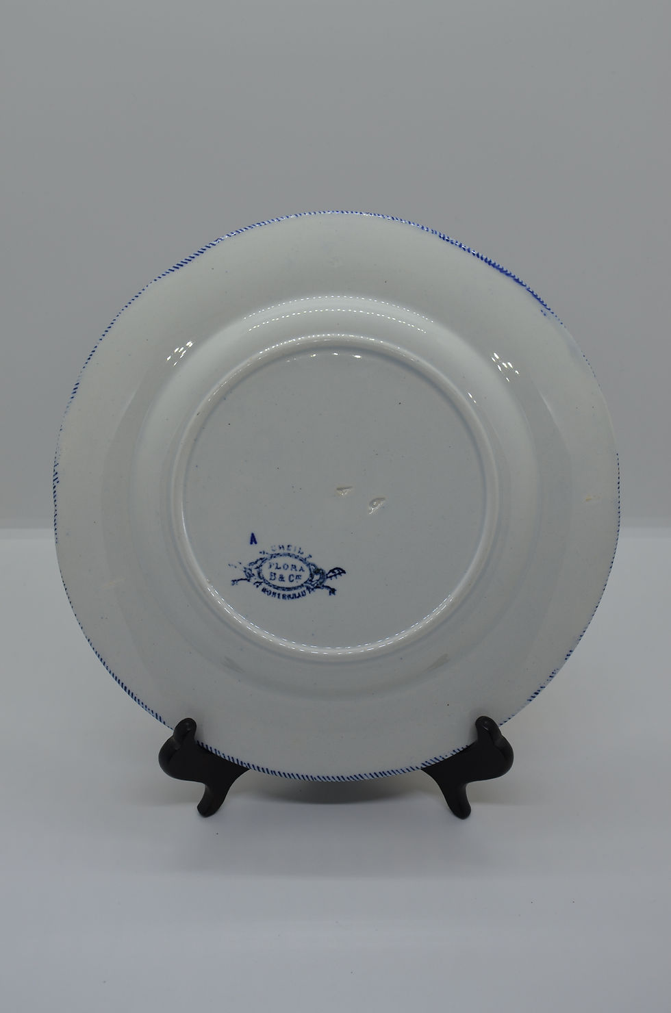 Thumbnail: Creil & Montereau Flora service plates with bindweed. 1886.