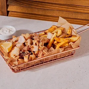 Fritto misto & sos de usturoi