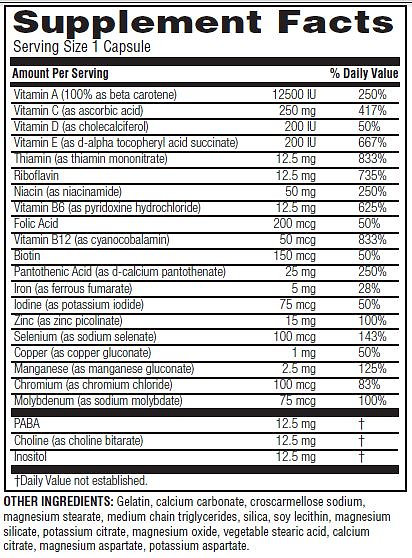 Daily Two Caps™ With Iron