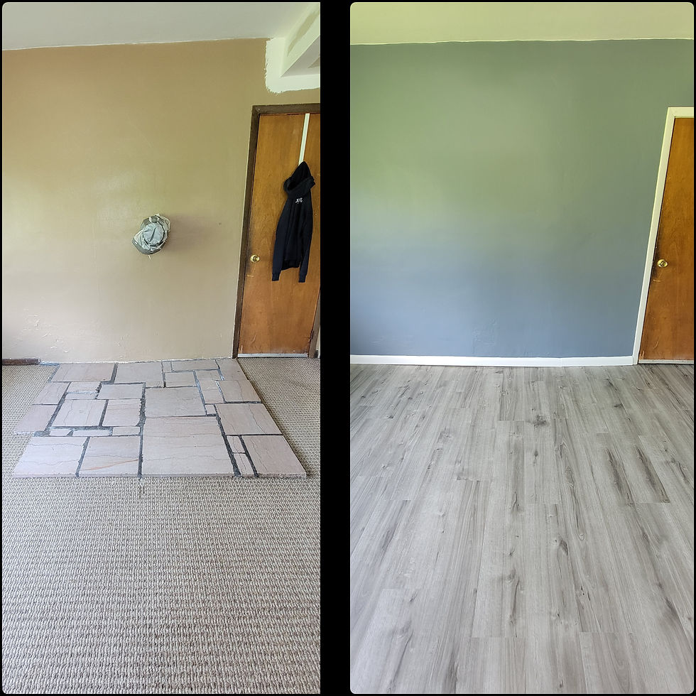 Mud room floor