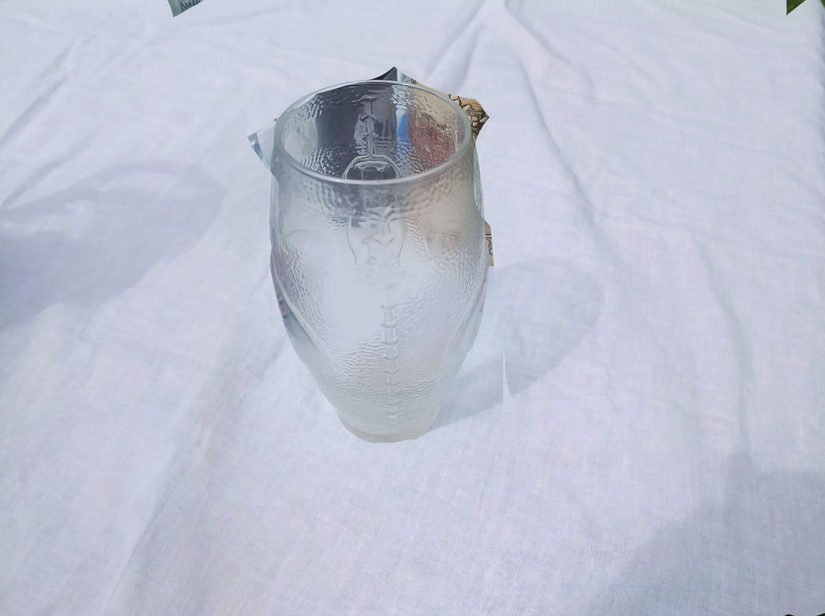 Coors Light football glass