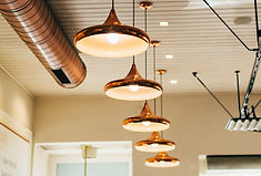 Hanging Brass Lamps