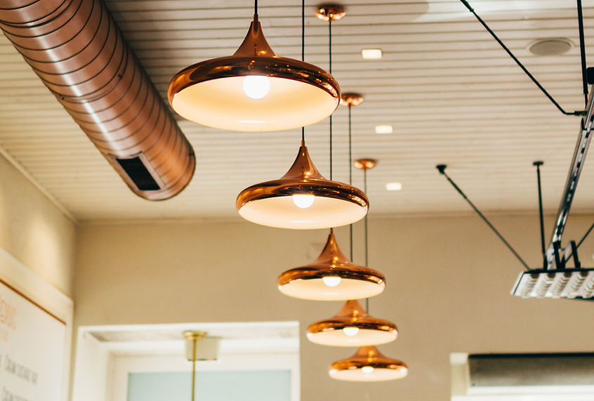 Hanging Brass Lamps