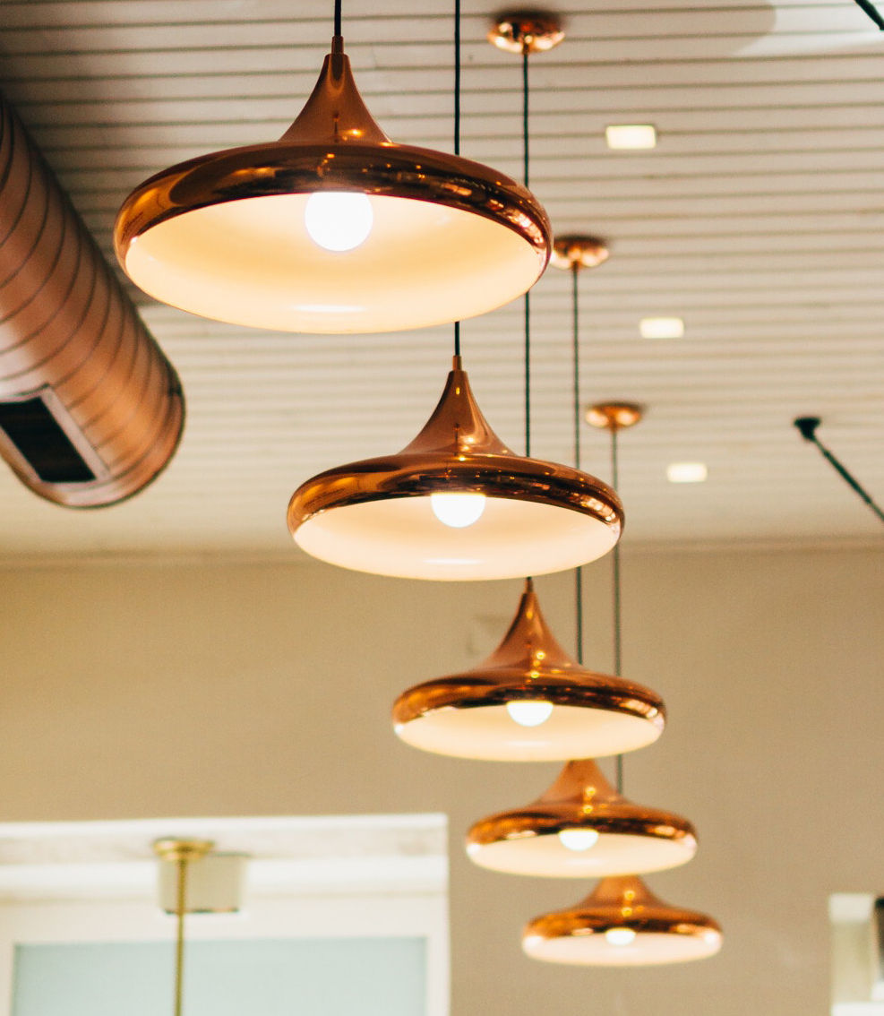 Hanging Brass Lamps