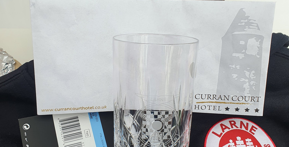 Thanks to the Curran Court Hotel, Club 1889 Sports and Social Club and The Main Street Car Wash Larne for the prizes