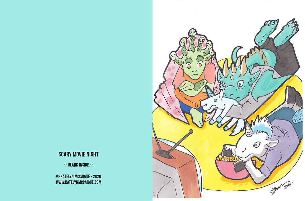 Thumbnail: Individual Greeting Cards - Monsters in Moments
