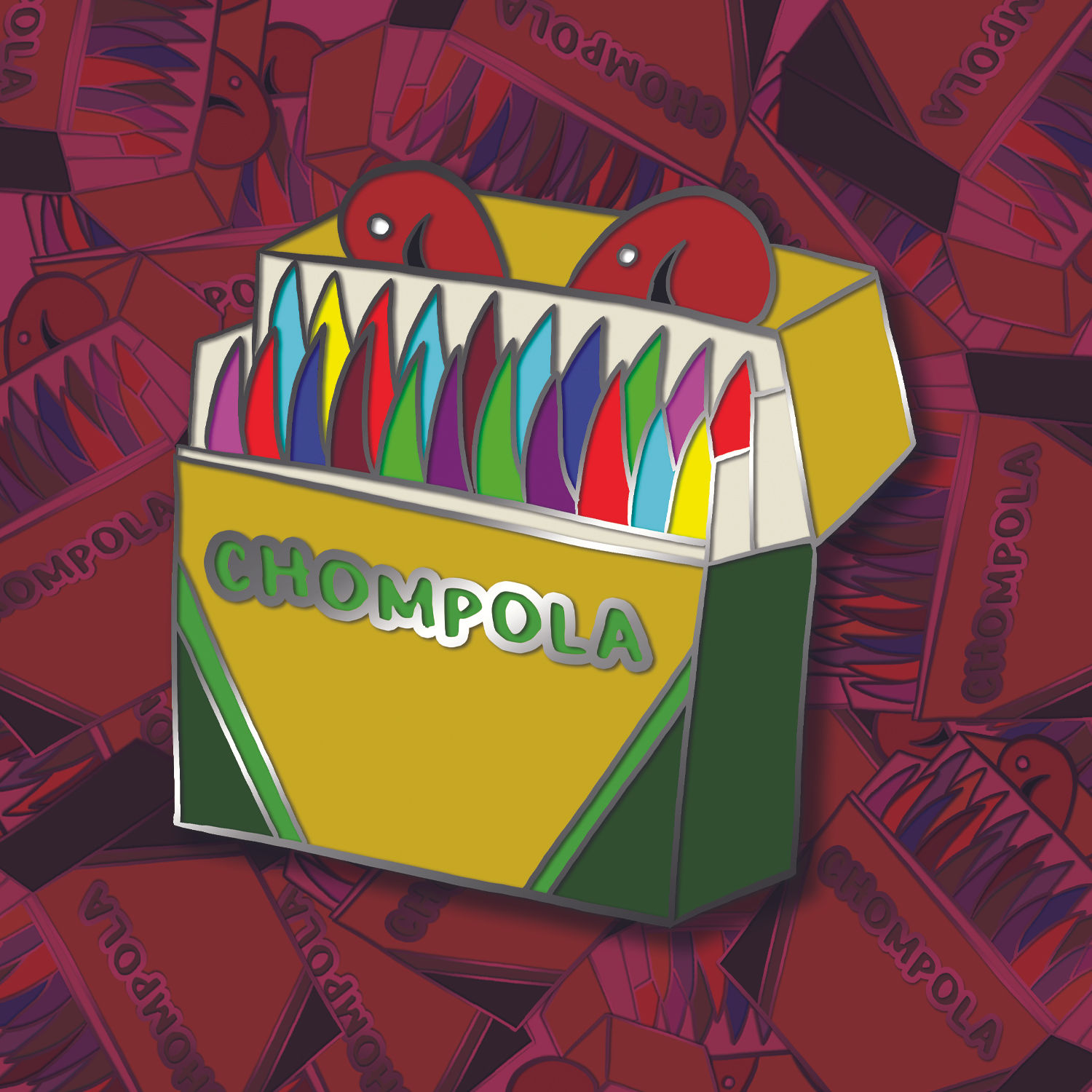Chompola Enamel Pin
