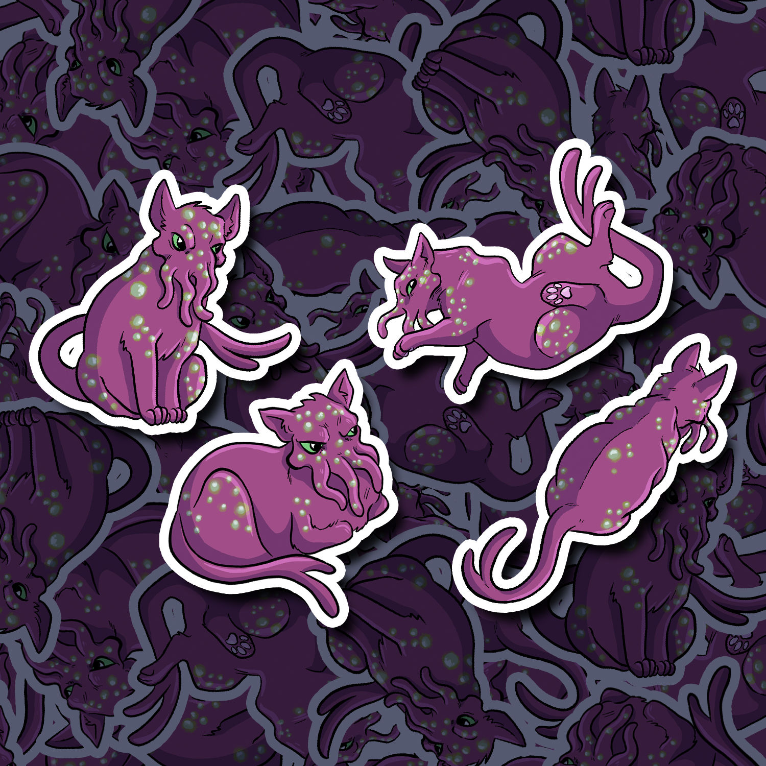 Cathulu Expanded Collection Stickers