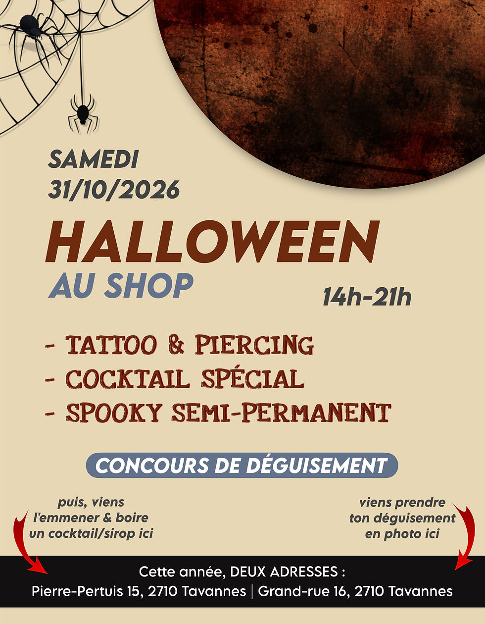 Halloween au shop