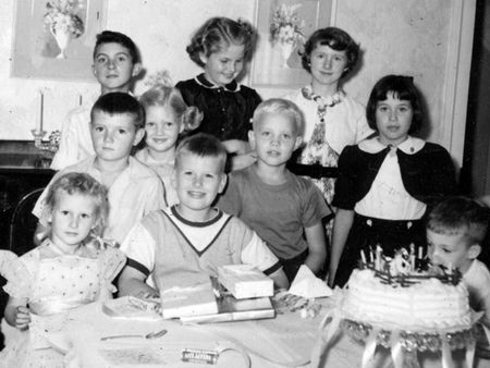 James Bradley's birthday party in 1954