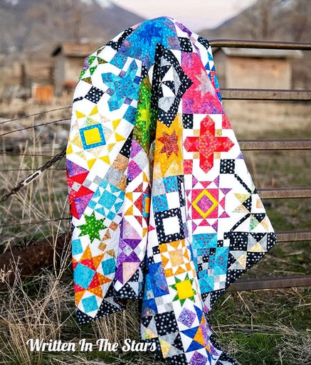 Written In The Stars Quilt Kit By Charisma Horton Featuring Riley Blake Batiks