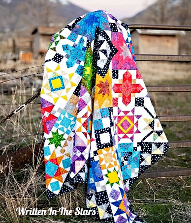 Written In The Stars Quilt Kit By Charisma Horton Featuring Riley Blake Batiks