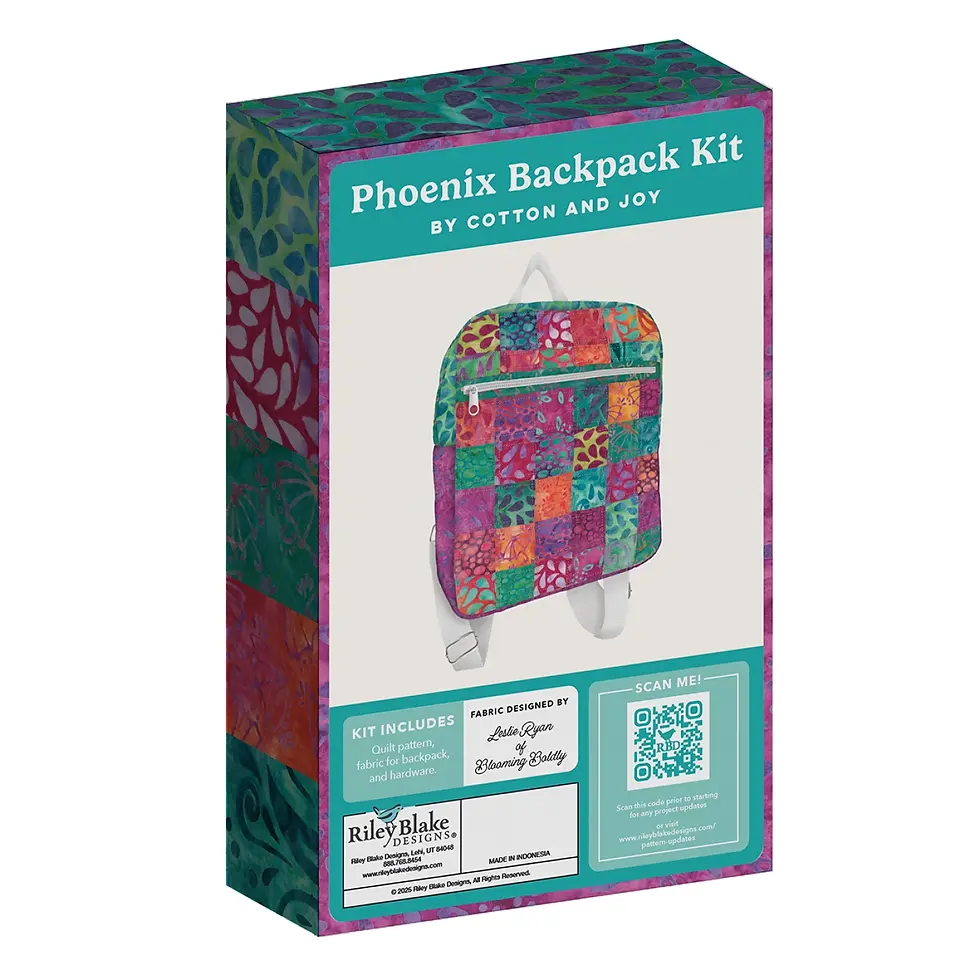 Thumbnail: Phoenix Backpack Kit Featuring Batik Fabrics 