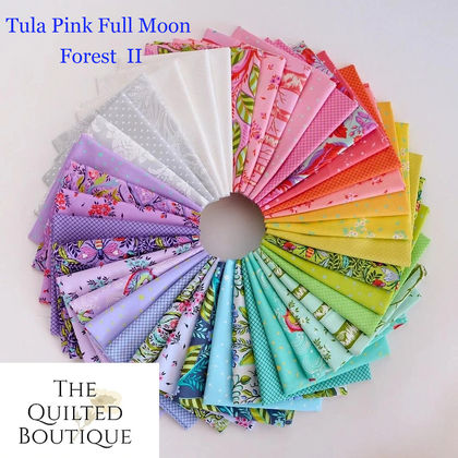 Tula Pink Full Moon Forest II True Colors fqb 40 piece