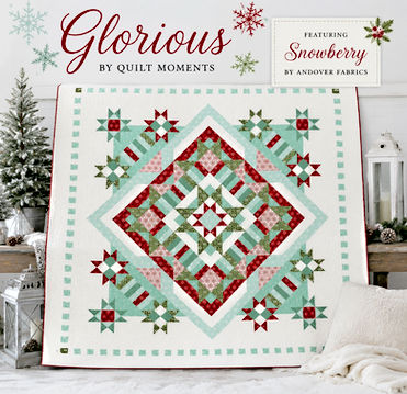 Glorious Quilt By Quilt Moments Featuring Snowberry