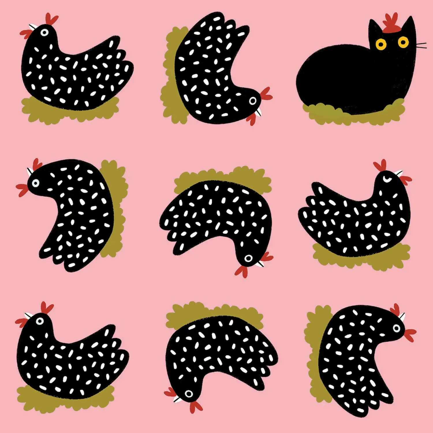 Bok Bok Meow By Leezaworks For Dear Stella