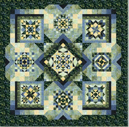 Radient Meadow Block Of The Month By Wing And A Prayer For Timeless Treasures