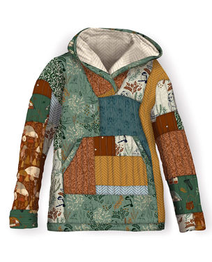 Casey Cometti Dancing Daisies Quilted Hoodie Pattern