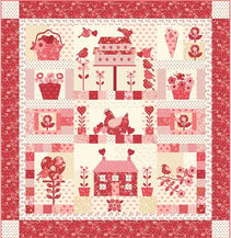 Bunny Hill Designs Petals and Polka Dots BOM Quilt Kit