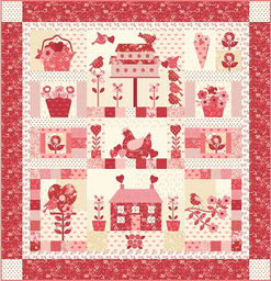 Bunny Hill Designs Petals and Polka Dots BOM Quilt Kit
