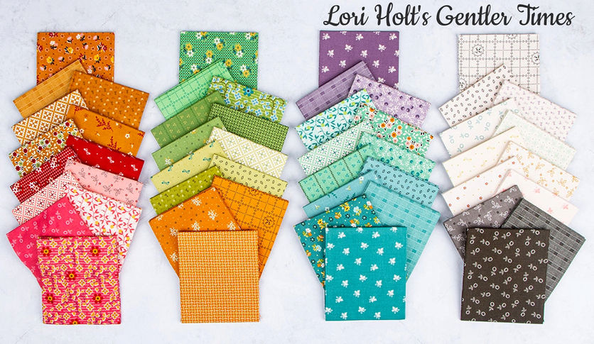 Lori Holt's Gentler Times Quarter Yard Bundle 51 Pieces