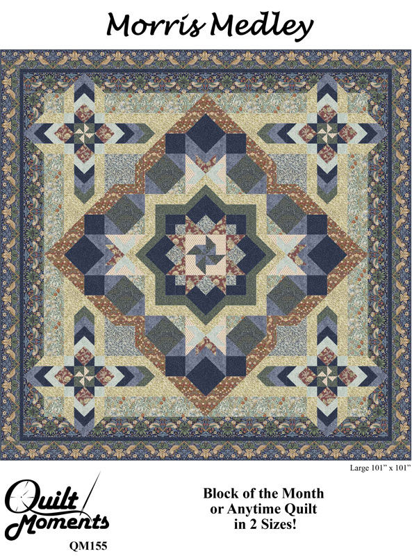 Morris Medley By Quilt Moments Quilt Pattern