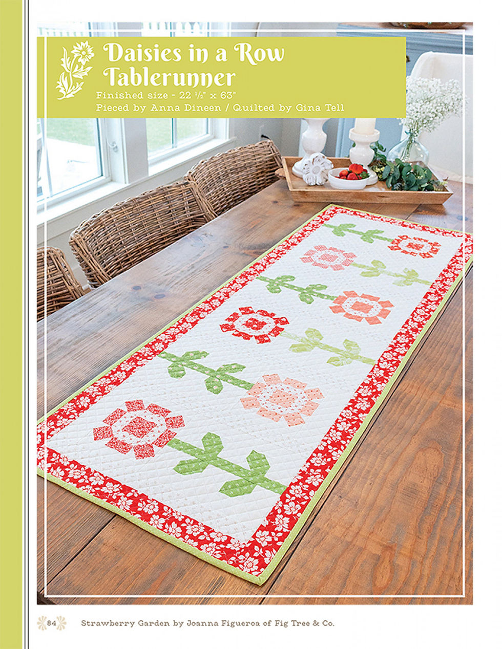 Thumbnail: Fig Tree Quilts Strawberry Garden Book It's Sew Emma
