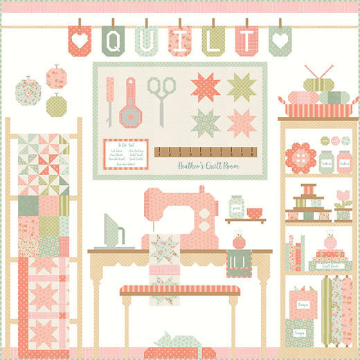 Quilt Room BOM By My Sew Quilty Life - Full Kit