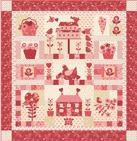 Bunny Hill Designs Petals and Polka Dots BOM Quilt Kit