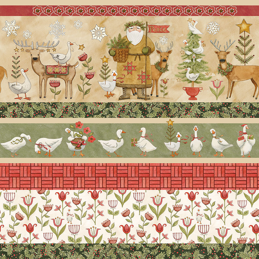 Waddles By Teresa Kogut Border Stripe