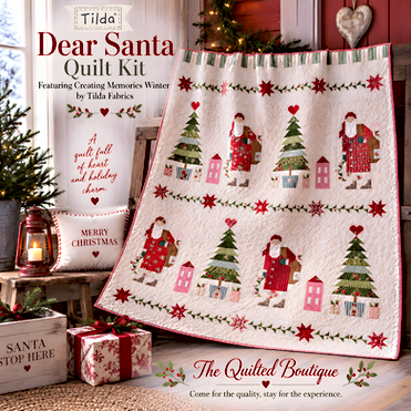 Dear Santa Quilt Kit Featuring Creating Memories Winter by Tilda