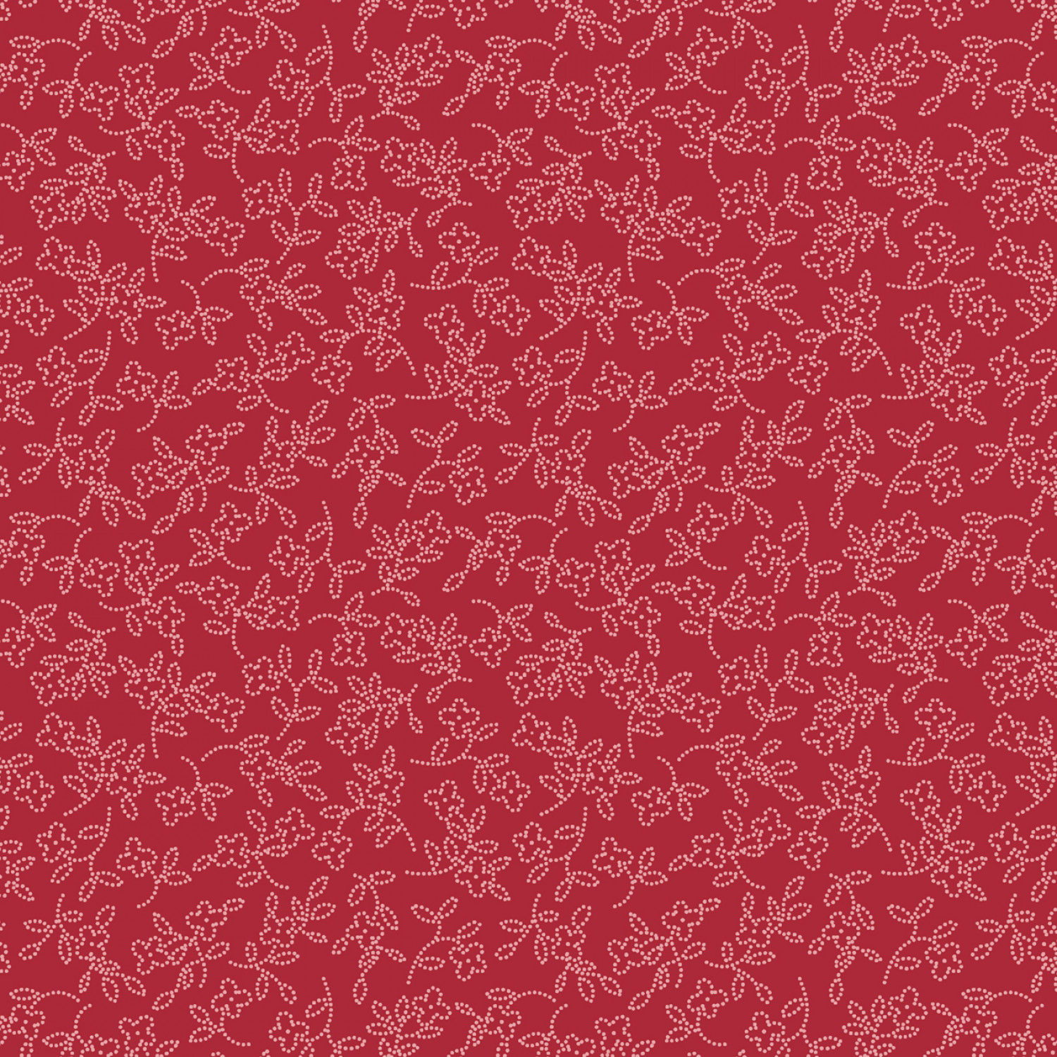 Cottage Florals Red Blossom by Kellie Beckwith For Marcus Fabrics 