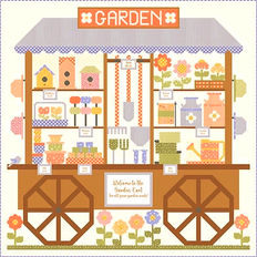 My Sew Quilty Life Garden Cart Featuring Pastel Prairie For Moda Fabrics