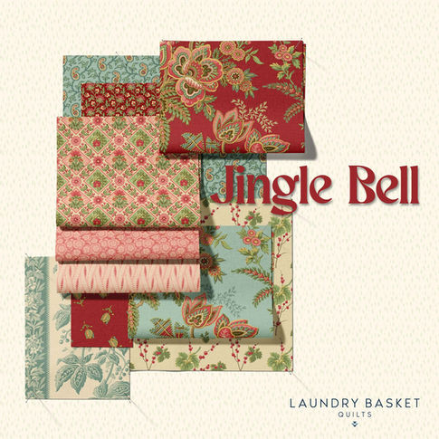 Laundry Basket Quilts Jingle Bell By Edyta Sitar For Andover Fabrics