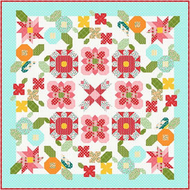 Flora Lee BOTM
Quilt Program
Designed By Charisma Horton
Featuring Sweet Things By Andover Fabrics