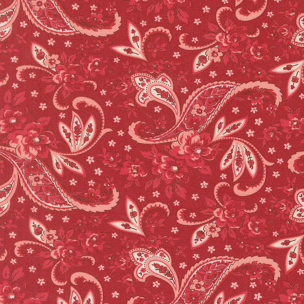 Bunny Hill Petals And Polka Dots Rose For Moda